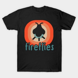 glowing firefly night firefly design T-Shirt